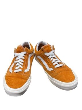 Vans Yellow Suede Old Skool Sneakers with White Stripe Size 7